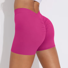 Load image into Gallery viewer, V-Back Biker Scrunch Shorts