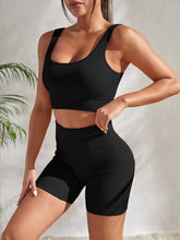 Load image into Gallery viewer, Seamless Ribbed 2-Piece Shorts Set
