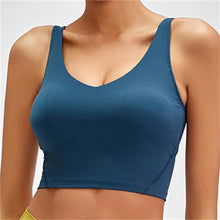 Load image into Gallery viewer, Longline Tank Top with Built In Bra