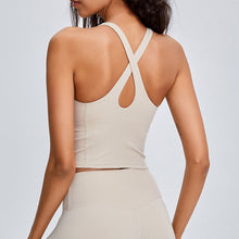 Load image into Gallery viewer, Comfy High Neck Cross Back Tank