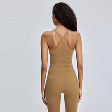 Load image into Gallery viewer, Comfy High Neck Cross Back Tank