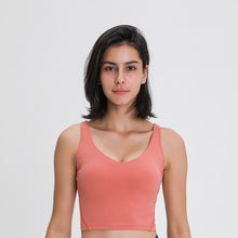 Load image into Gallery viewer, Longline Tank Top with Built In Bra