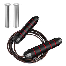 Load image into Gallery viewer, Tangle-free Speed Jump Rope in red