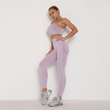Load image into Gallery viewer, Seamless Bra Top & High Waist Leggings Athleisure 2-Piece Suit