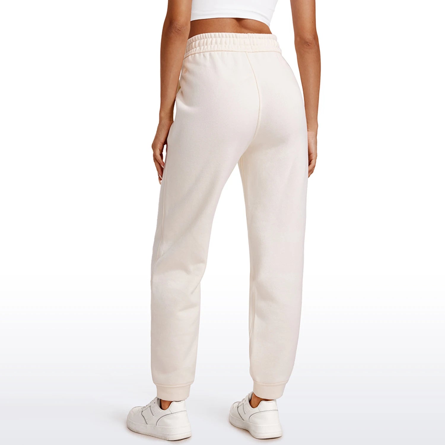 Fleece High Waisted Joggers with Pockets Simply Fit Factory