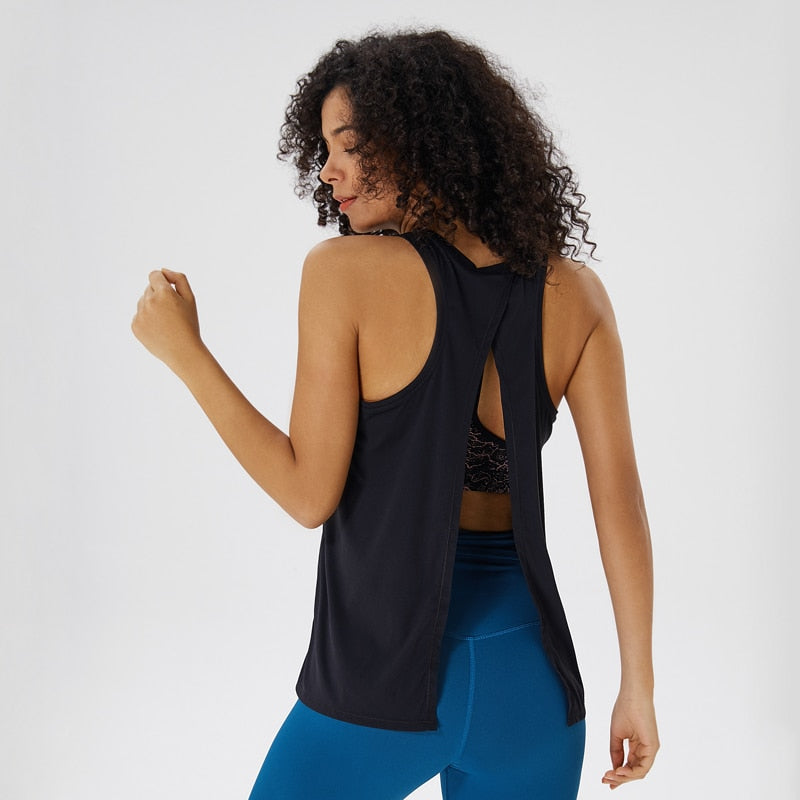 All Tied Up Women Loose Yoga Top