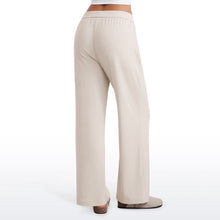 Load image into Gallery viewer, Ribbed Wide Leg Casual Lounge Pants with Pockets
