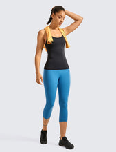 Load image into Gallery viewer, Racerback Camisole Tank Top with Built in Bra
